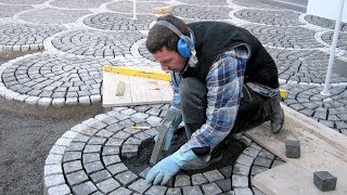 Kopfsteinpflaster Paving in the round arch [upl. by Eimmak]