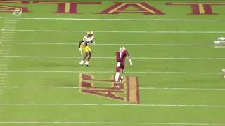 Seminole Moment DJ Uiagaleleis 29Yard TD Pass to Kentron Poitier vs Boston College 2024 [upl. by Benedetto686]