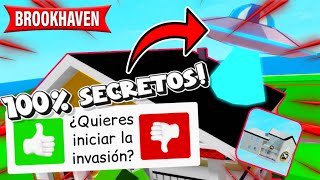 TODOS los SECRETOS de las CASAS BORDE ROJO en Brookhaven Roblox  Por esta razón SON PELIGROSAS [upl. by Necaj]