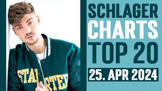 Schlager Charts Top 20  25 April 2024 [upl. by Comras]