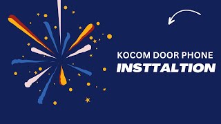 Kocom Door phone Installationkocom youtubeshortsdoorphone [upl. by Goetz]