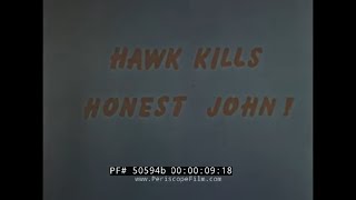 HAWK MISSILE DESTROYS HONEST JOHN MISSILE TARGET amp SPARROW III 50594b [upl. by Knepper]