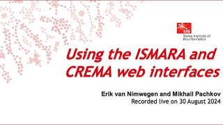 Using the ISMARA and CREMA web interfaces [upl. by Egarton228]