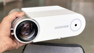 GOODEE G500 LED HD Projector  Unboxing and Review [upl. by Ylrebnik939]