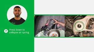 Arnott rear air spring installation video for Jeep Grand Cherokee IV WK2 [upl. by Hendren]