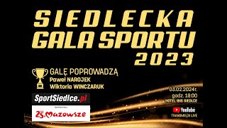 LIVE Siedlecka Gala Sportu 2023 [upl. by Yarased589]