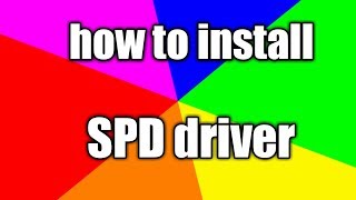 how to install spd usb driver  spd driver kaise install kare [upl. by Elletsyrc]