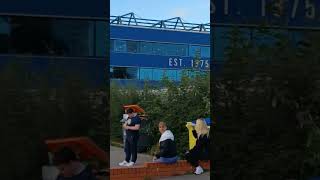 Walsall fans arriving at St Andrews Knighthead Park for the game with Birmingham City [upl. by Freeman]