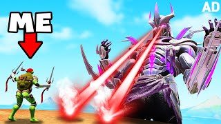 Defeating Fortnite TMNTs Hardest Boss [upl. by Anaila469]