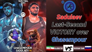 Sadulaev PULLS OFF The IMPOSSIBLE Comeback Against Ghasempour [upl. by Euv]