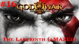 God of War 3 Remastered 100 Walkthrough Part 16  The Labyrinth aMAZEd PS5 No Commentary [upl. by Ative]