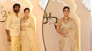 Vignesh Shivan Lets Wife Nayanthara Steal The Limelight At Anand Ambanis Wedding [upl. by Ilarrold]