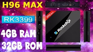 NEW H96 MAX RK3399 4GB RAM 32GB ROM Android 60 TV Box [upl. by Landre]