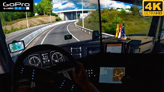 ETS2 4K POV  Moza TSW  Mercedes Actros MP4  Iberia DLC is awesome [upl. by Latashia532]