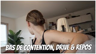 Bas de contention drive et repos  VLOG [upl. by Rainie]