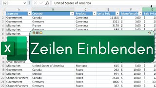 Excel Tutorial Alle Zeilen einblenden – Schritt für Schritt Anleitung [upl. by Nan]