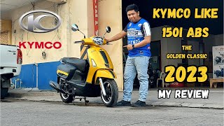 Kymco Like 150i ABS The Golden Classic [upl. by Martinelli715]