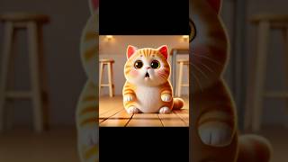 The Cat and the Slippery Ice Cream Tub ai cat funny [upl. by Sansen]