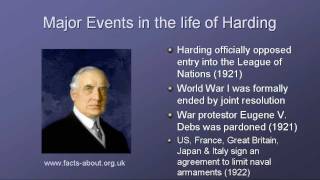 President Warren Harding Biography [upl. by Alaric647]