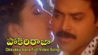 Okkokka Vana Full Video Song  Pokiri Raja  Venkatesh  Roja  Pratibha Sinha  ETV Cinema [upl. by Grim674]