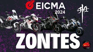 EICMA 2024 NOVEDADES ZONTES [upl. by Auqinot508]