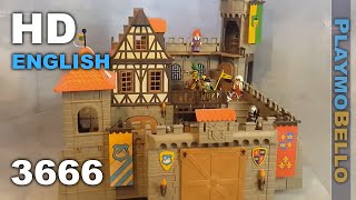 1993 Playmobil 3666 Knights Grand Castle Playmobil RARE REVIEW [upl. by Hulbard]