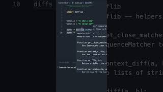 Python 3  Git Diffs In Python python3 coding programming [upl. by Ringler]