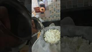 How to make Paneer at home homemadepaneeryoutubeshortsviralvideos [upl. by Tennos804]