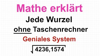 Wurzeln berechnen Mathe erklärt von Lars Jung [upl. by Bello872]