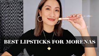 Top Lipstick Shades For Morenas  TryOn  Laureen Uy [upl. by Drew548]