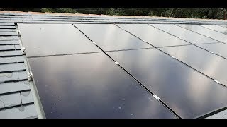 IMPIANTO FOTOVOLTAICO TOTAL BLACK su tetto in ardesia VALUTAZIONE e REENDIMENTO a Recco GE [upl. by Bbor]