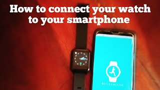 How to connect reflex active smart watch to your phone😎simple steps [upl. by Arabeila]