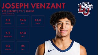 Joseph Venzant  Liberty  202324 Transfer Portal Highlights [upl. by Meit]