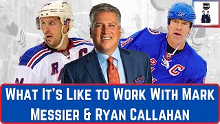 Steve Levy On What Its ACTUALLY Like To Work With Mark Messier And Ryan Callahan [upl. by Eirrol851]