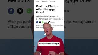 Do elections affect mortgage rates Yes and no 👇 Hi [upl. by Nnayllehs]