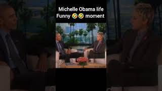 Michelle Obama unseen funny 🤣🤣 moment of life with Ellen 🤣 [upl. by Hawley915]