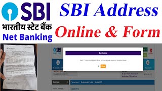 SBI Bank Address Change Online  Sbi Address Change Form  How Sbi Address Change in Bank Account [upl. by Whipple]