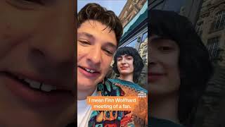 This Photo Of Finn Wolfhard Meeting A Fan Is WILD 🤯  The Movie Dweeb [upl. by Banyaz]