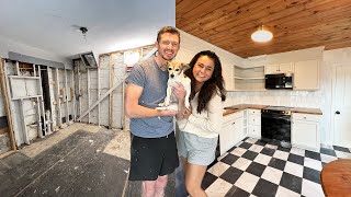 DIY kitchen remodel on a budget with Lowes  Before and After Kitchen Makeover [upl. by Almeda725]