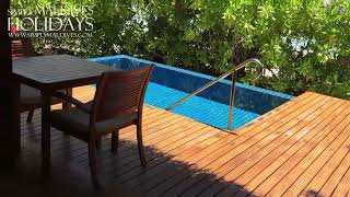 Baros Maldives  Premium Pool Villa Walkthrough [upl. by Simara236]