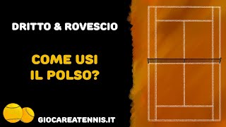 Come usare il polso nel dritto e rovescio a tennis [upl. by Mimi]