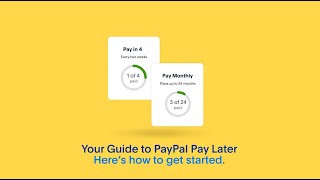 PayPal Pay Later How to Get Started [upl. by Nosyk993]