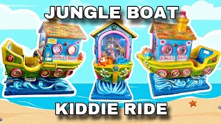 Cogan Jungle Boat Coin Operated Kiddie Ride [upl. by Mallina1]