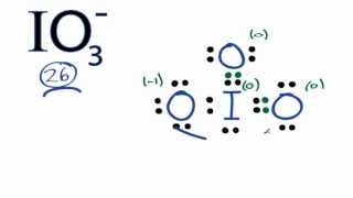 IO3 Lewis Structure How to Draw the Lewis Structure for the Iodate Ion [upl. by Ahtela]