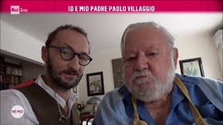 Io e mio padre Paolo Villaggio  Nemo  Nessuno Escluso 02032017 [upl. by Adrahs]