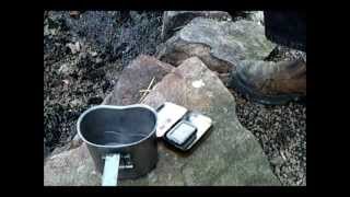 Altoid Tin Alcohol Stove Burn Test [upl. by Ellened]