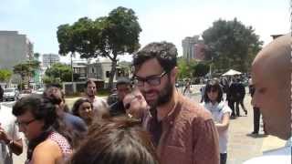 Keane en Lima Perú 2013 Tim firmando autógrafos [upl. by Irroc]