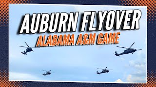 Auburn Football Flyover  Alabama AampM Game 2024  4K Replay [upl. by Nepets]