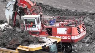 The early stages in a new opencast coal mine within The Northumbrian Coal Fied in the UK [upl. by Neral776]