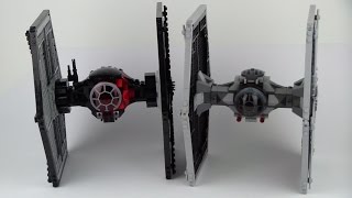 TIE Fighter amp First Order TIE Fighter Comparison 9492amp75101 [upl. by Shanon]